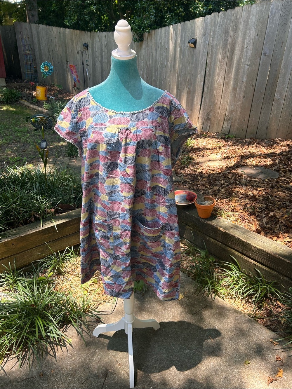 Seasalt Cornwall Multicolor Patterned Midi Dress - Casual Short Sleeve
